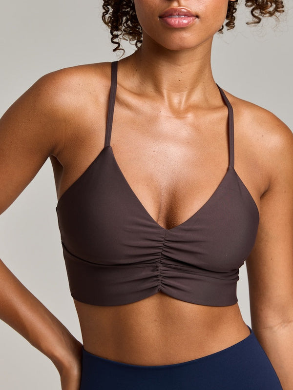 Wenaluxe Flow Scrunch Adjustable Straps V Bra
