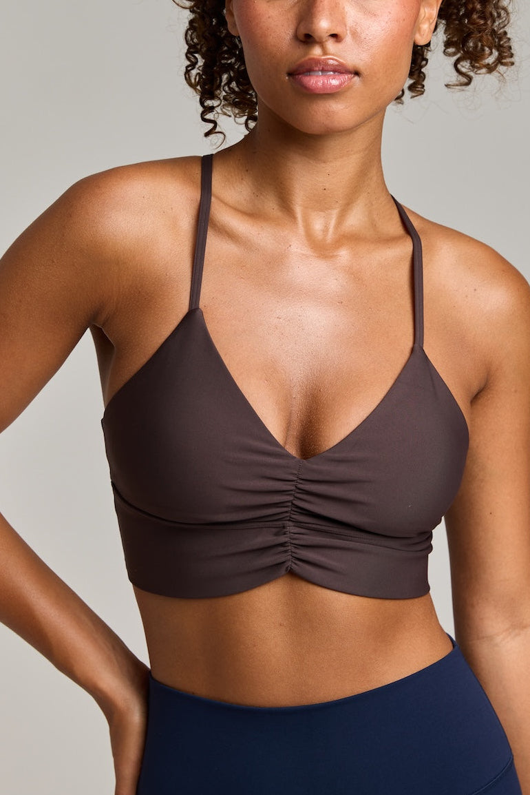 Wenaluxe Flow Scrunch Adjustable Straps V Bra